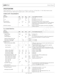 AD9517-2ABCPZ Datasheet Page 4