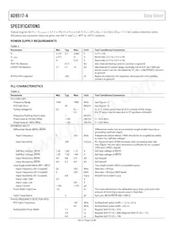 AD9517-4ABCPZ-RL7 Datasheet Page 4