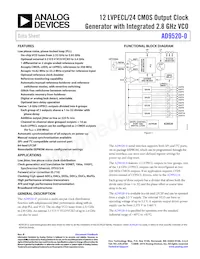 AD9520-0BCPZ Datasheet Cover