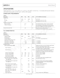 AD9520-0BCPZ Datasheet Page 4