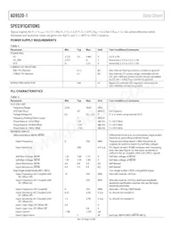 AD9520-1BCPZ-REEL7 Datasheet Page 4
