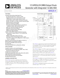 AD9520-4BCPZ-REEL7數據表 封面