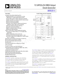 AD9520-5BCPZ-REEL7 Datasheet Cover
