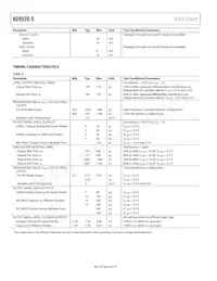 AD9520-5BCPZ-REEL7 Datasheet Page 8