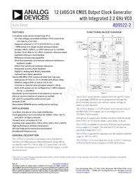 AD9522-2BCPZ Datasheet Cover