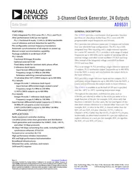 AD9531BCPZ Datasheet Cover
