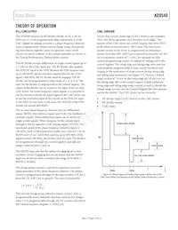 AD9540BCPZ Datasheet Pagina 19