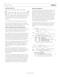 AD9540BCPZ Datasheet Page 23