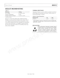 AD9576BCPZ-REEL7 Datasheet Pagina 17