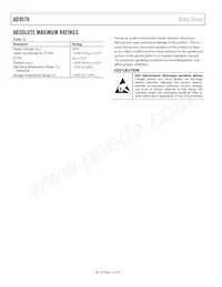 AD9578BCPZ-REEL7 Datasheet Pagina 12