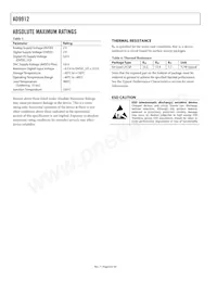 AD9912ABCPZ-REEL7 Datasheet Page 8