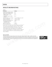 AD9956YCPZ-REEL7 Datasheet Page 10