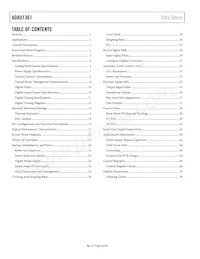 ADAU1361BCPZ-RL Datasheet Page 2
