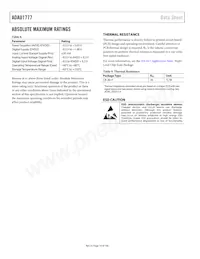 ADAU1777BCBZRL Datasheet Page 14