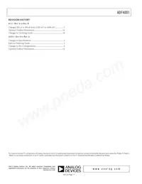 ADF4001BRU-REEL7 Datasheet Page 17