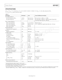ADF4007BCPZ-RL7 Datasheet Page 3