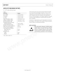 ADF4007BCPZ-RL7 Datasheet Page 4