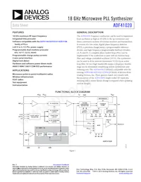 ADF41020BCPZ-RL7 Datenblatt Cover
