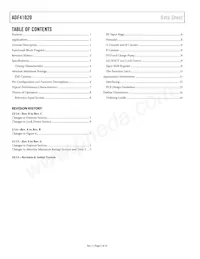 ADF41020BCPZ-RL7 Datasheet Page 2