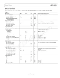 ADF41020BCPZ-RL7 Datasheet Page 3