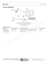 ADF41020BCPZ-RL7 Datasheet Page 16