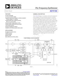 ADF4106BRU-REEL7 Datasheet Cover