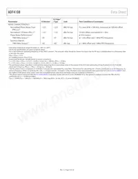 ADF4108BCPZ-RL Datasheet Page 4