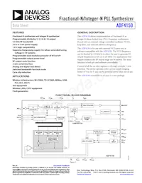 ADF4150BCPZ-RL7 Datenblatt Cover