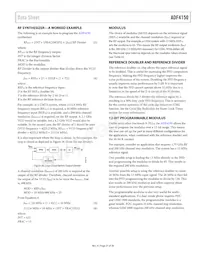 ADF4150BCPZ-RL7 Datasheet Page 21