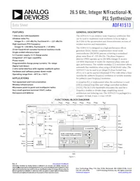 ADF41513BCPZ-RL7 Datasheet Cover