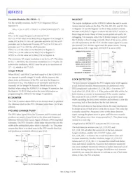 ADF41513BCPZ-RL7 Datasheet Pagina 12