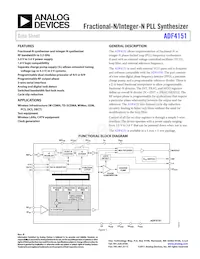 ADF4151BCPZ Datasheet Cover