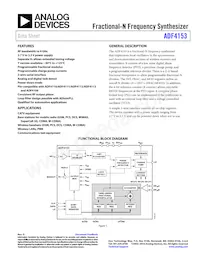 ADF4153BRU-REEL7 Datenblatt Cover
