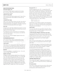 ADF4154BCPZ-RL7 Datasheet Page 16