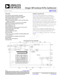 ADF4155BCPZ-RL7 Datasheet Cover