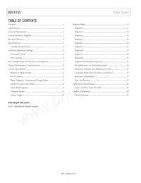 ADF4155BCPZ-RL7 Datasheet Page 2