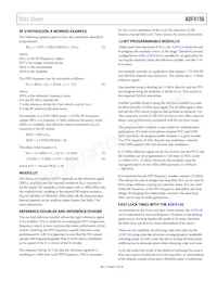 ADF4156BRUZ-RL Datasheet Page 17