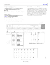 ADF4158WCCPZ Datasheet Page 15