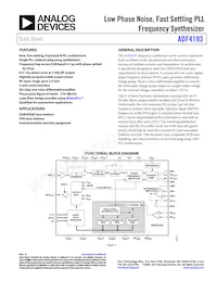 ADF4193WCCPZ-RL7 Datasheet Cover