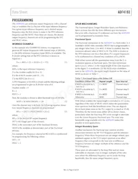 ADF4193WCCPZ-RL7 Datasheet Pagina 23