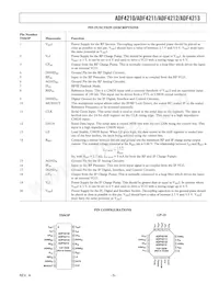 ADF4213BCPZ-RL Datasheet Page 5