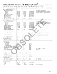 ADF4216BRUZ-RL Datasheet Pagina 2