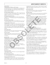 ADF4216BRUZ-RL Datasheet Page 17