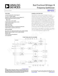 ADF4252BCPZ-RL Datasheet Cover
