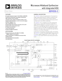 ADF4355-3BCPZ-RL7 Datasheet Cover