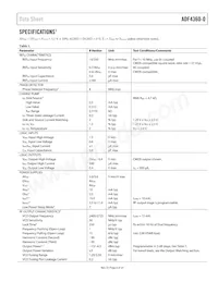 ADF4360-0BCPZRL Datasheet Page 3
