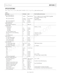 ADF4360-1BCPZ Datasheet Page 3