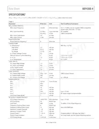ADF4360-4BCPZRL Datasheet Page 3