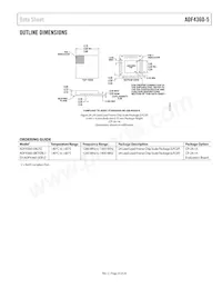 ADF4360-5BCPZ Datasheet Page 23
