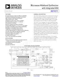 ADF4371BCCZ-RL7 Datenblatt Cover